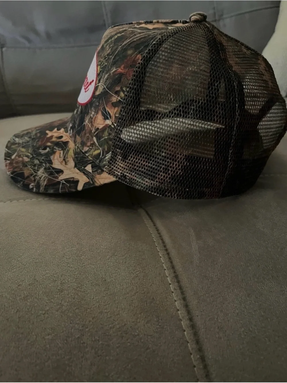 Camo “Sweetheart” Baseball Cap/hat - Brown & Green